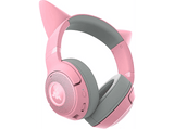 Auriculares gaming - Razer Kraken Kitty V2 BT, Bluetooth, Iluminación RGB, Autonomía hasta 40h, Orejas gatito, Negro
