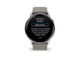 Reloj deportivo - Garmin Venu 4, Gris, 45mm, Pantalla 1.4, Autonomía 12 Días, Alineación del Sueño, Correa de Silicona