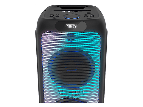 Altavoz de gran potencia - Vieta Party 220, 500 W, Bluetooth, Autonomía 9h, Negro