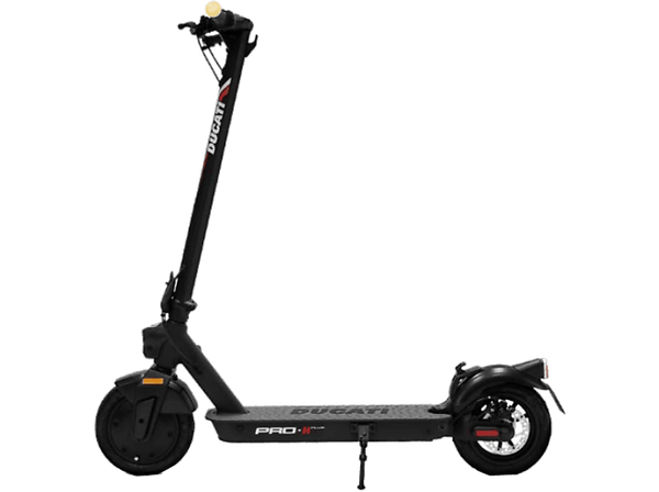 Patinete eléctrico - Ducati PRO-II Plus Advanced Safety, Potencia máx. 515 W, Potencia Nominal 350 W, Hasta 100 kg, Velocidad máx. 25 km/h, Negro