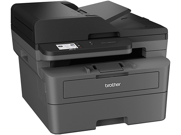 Impresora multifunción láser - Brother MFC-L2860DWE, Monocolor, WiFi, Fax, Impresión automática a doble cara, 34 ppm, Negro