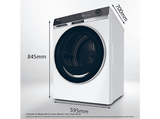 Lavadora Carga Frontal - Haier HW110-BD14397U1S X Series 11, 11Kg, 1400rpm,  16 Programas, Autodosificación, Wi-Fi, Blanco