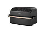 Freidora de aire - Cosori Twinfry™ Dual Blaze Compact, 8.6 l, 2700 W, 240 °C, 2 Cestas, Negro