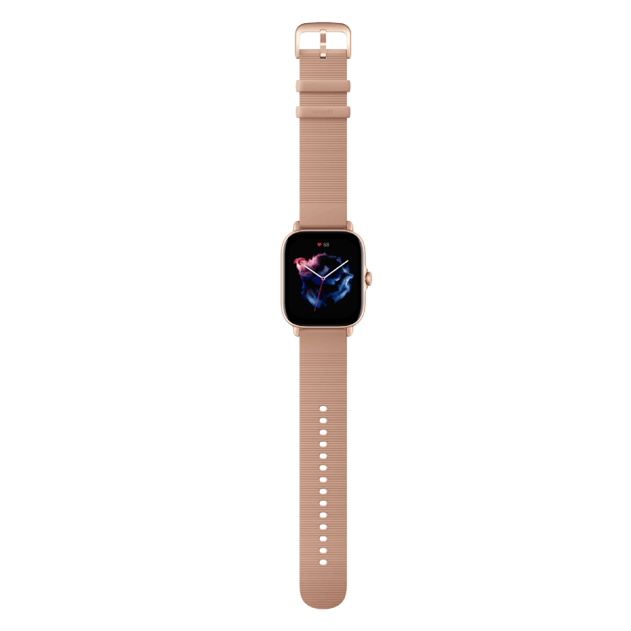 Smartwatch - Amazfit GTS3, 1.75 AMOLED UHD, Correa 119 - 88 mm, Zepp, Autonomía 12 días, Rosa