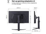 Monitor gaming - LG 27GS75Q-B, 27, QHD, 1 ms, 180 Hz, HDMI x2, DisplayPort x1, Morado Grisáceo