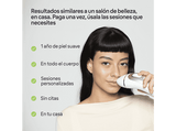 Depiladora IPL- Braun Luz Pulsada Skin I·Expert Smart PL7147, Reducción Permanente Vello Visible, Con App, 2 Cabezales