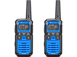 Walkie Talkie - Midland XT50 Pro, Carga Rápida, 85 canales (69 LPD + 16 PMR446), USB, Alcance de 8 km, Azul