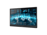 Monitor portátil - PEAQ PMO P150-FFK, 15.6 Full-HD, 60 Hz, 30 ms, IPS, LCD, G-sync Compatible, Altavoces Integrados, Negro