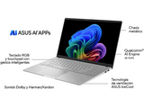 Portátil - ASUS Vivobook S 15 OLED S5507QA-MA006W Copilot+ PC, 15.6  QHD+, Snapdragon X Elite X1E-78-100, 16 GB RAM, 1 TB SSD, Adreno™ GPU, W11