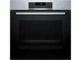Horno a vapor - Bosch HRG532ES3, Serie 4,  Multifunción, Aquálisis, 71 l, 60 cm, 3D Hotair, Panel trasero autolimpiante, Inox