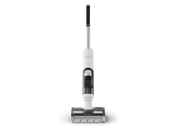 Fregona eléctrica - Rowenta X Clean 5, 2 en 1, Modo de detección automática, 20 kPa, 50 min bateria, 0.9 kg, Mantenimiento fácil, Antienredos, Blanco