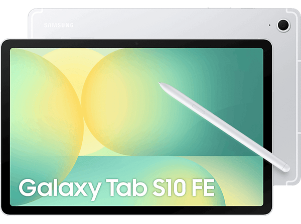 Tablet - Samsung Galaxy Tab S10 FE, 10.9" WUXGA+, 12 GB RAM, 256 GB, Plata, Sin Adaptador De Corriente, Con S Pen