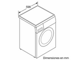 Lavadora carga frontal - Bosch  WUU28T66ES, Serie 6, 9kg, 1400 RPM, 14 programas, Active Water, SpeedPerfect, Blanco