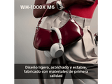 Auriculares inalámbricos - Sony WH-1000XM6, Cancelación ruido, 30h Autonomía, Hi-Res, Carga Rápida, Cómodo, Plegable, iOS/Android, Azul