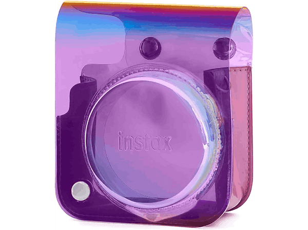 Funda cámara - Fujifilm Irisdiscente, Para Instax mini 12, Correa para hombro, Multicolor