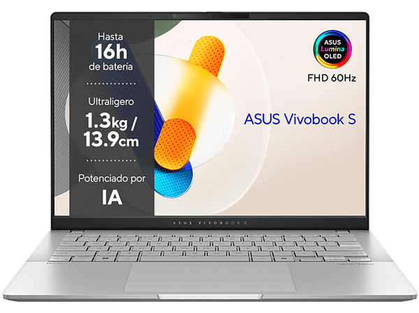 Portátil - ASUS Vivobook S 14 OLED M5406NA-QD063W 125706