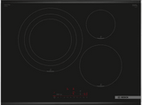 Placa inducción - Bosch PID775HC1E, 3 zonas, DirectSelect, PerfectFry Plus,  70 cm, Negro