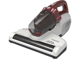 Aspirador de mano - Hoover ULTRAVORTEX, Especial Colchones y Sofás, Pelo Mascotas, Luz Ultravioleta, Antiácaros y Antibacterias, Cable 5m, Rojo