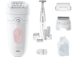 Depiladora - Braun Silk-épil 5-230, Tecnología Micro-Grip con 28 pinzas, Wet&Dry