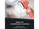 Cepillo de vapor y plancha - Cecotec IronHero V-1500 Essential Red, 1500 W, Vapor continuo 25g/min, Cepillo, Aluminio con revestimiento cerámico, Rojo