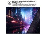 Monitor gaming - LG UltraGear™  27GX704A-B, 27 QHD, 240 Hz, 0.03 ms, OLED, IPS, HDR10, Altura Ajustable, Morado Grisáceo