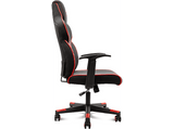 Silla gaming - Woxter Station Alien v2.0, Hasta 150 kg, Reposabrazos Fijos, Ruedas Antiarañazos, Rojo