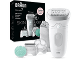 Depiladora - Braun Silk-épil 7 SkinSpa 7-031, Tecnología Micro-Grip, Luz Smartlight, Wet&Dry, All-in-one