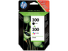 Cartucho de tinta - HP 300 Pack 2 Combo, Negro y Tricolor, CN637EE