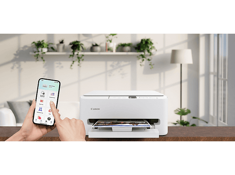 Impresora multifunción tinta - Canon PIXMA TS6550i, WiFi, Pantalla OLED de 1.42