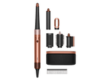 Moldeador - Dyson Airwrap i.d.™, Bluetooth®, Tecnología iónica, 3 Velocidades, Amber Silk