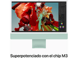 Apple iMac (2023) MQRP3Y/A, 24 Retina 4.5K, Chip M3, CPU de 8 núcleos, GPU de 10 núcleos, 8GB de RAM, 2TB de SSD, Verde