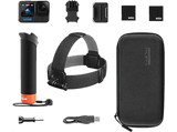 Cámara deportiva - GoPro HERO12 Black Bundle Accesori, HyperSmooth, 27 Megapixel, 5.3 K, HDR, Negro