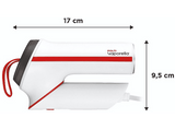 Plancha de vapor vertical - Polti Vaporella Vertical Styler GSM50R, 800 W, Calentamiento 30 seg, Blanco/Rojo