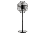 Ventilador de pie - ok. OSF 45326 B RC ES, 40W, 3 Velocidades, 5 Aspas, Oscilación, Altura Ajustable, Temporizador 6h, Negro