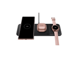 Cargador inalámbrico - Samsung Wireless Charger Trio, Para dispositivos Samsung/ Apple, USB-C, Blanco