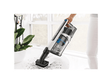 Aspirador escoba - Shark PowerPro IZ380EU, 181 W, 50 min Autonomía, Sistema antialergias Anti-Allergen Complete Seal, Plata/Azul