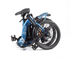 Bicicleta urbana - Youin Amsterdam, 250 W, 25 km/h, 45 km, Plegable, Azul y negro