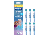 Recambio para cepillo dental - Oral-B Pro Kids 3+, Cabezales de recambio de Disney Frozen, +3 años, Pack de 6 unidades