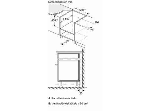 Horno compacto con microondas - Bosch CMA585GS1, Multifunción, Limpieza por agua, 44 l, Mandos ocultables, calentamiento 3D Profesional, 60 cm, Inox