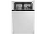 Lavavajillas integrable - Beko DIS35023, 10 servicios, 5 programas, 45 cm, Indicador LED, Blanco