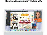 Apple iMac (2024) 24 Retina 4.5K, Chip M4, CPU de 8 núcleos, GPU de 8 núcleos, 16GB de RAM, 256 GB de SSD, Gigabit Ethernet, Plata