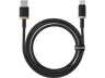 Cable USB - Baseus Dura, USB a USB-C, 100 cm, 60W, Carga rápida, Ultrarresistente, Negro y Dorado