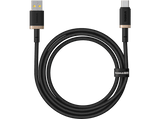 Cable USB - Baseus Dura, USB a USB-C, 100 cm, 60W, Carga rápida, Ultrarresistente, Negro y Dorado
