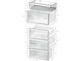 Frigorífico combi - Bosch KGN392WCF, Serie 4, No Frost,203 cm, 363 l, Multi Air Flow, Refrigeración "Súper", Blanco