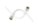 Cable coaxial - ISY ISA-9025, 3 metros, 100 dB, Blanco