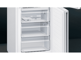 Frigorífico combi - Siemens KG36NXWEA, No Frost, 186 cm, 326 l, Cajón HyperFresh, Iluminación LED, Blanco