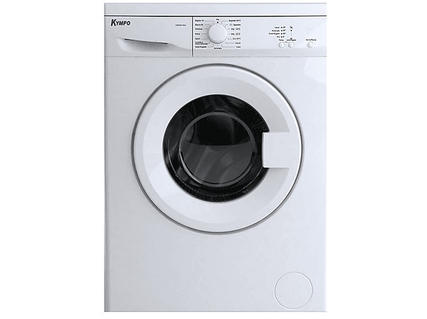 Lavadora carga frontal - Kympo XQG60A1044, 6 kg, 1000 rpm, 15 programas, Selector de temperatura, A++, Blanco