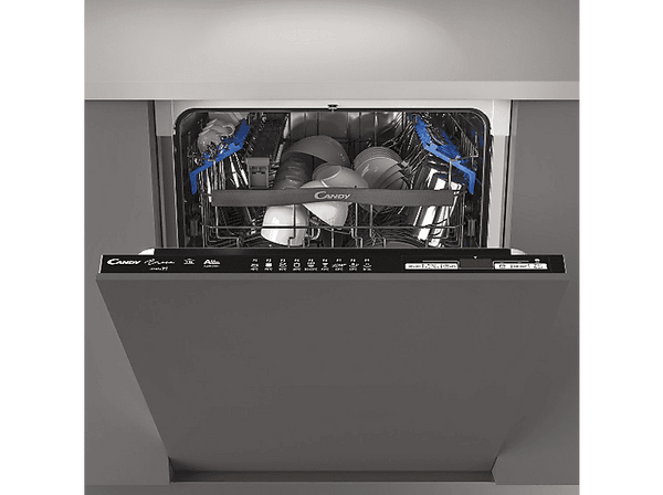 Lavavajillas integrable - Candy Brava CDIN 2D620PB, 16 servicios, 9 programas, 60 cm, WiFi, Inox