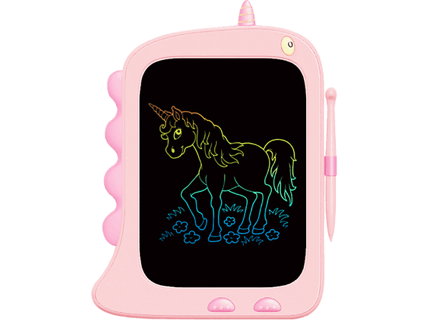 Pizarra electrónica - Dam DMAT0001C55, 8.5 ", Pen, Botón bloqueo, Rosa