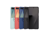 Funda -  Samsung, Para Samsung Galaxy Z Flip7, De Silicona con anillo, Negro